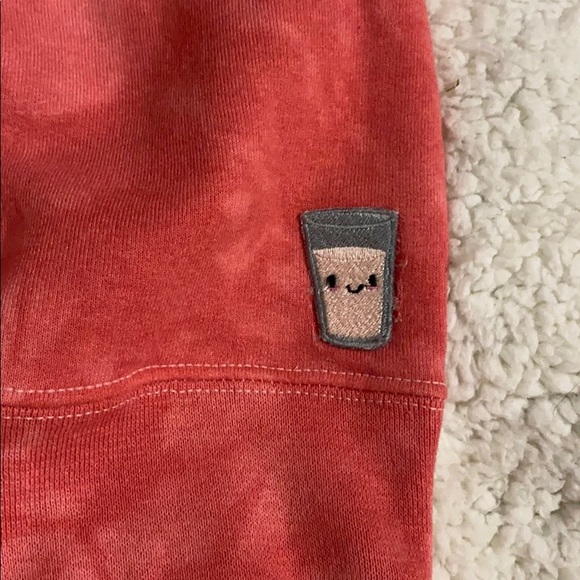 Milkstain Apparel Red Marble Tie Dye Sweatsuit - Picture 3 of 3